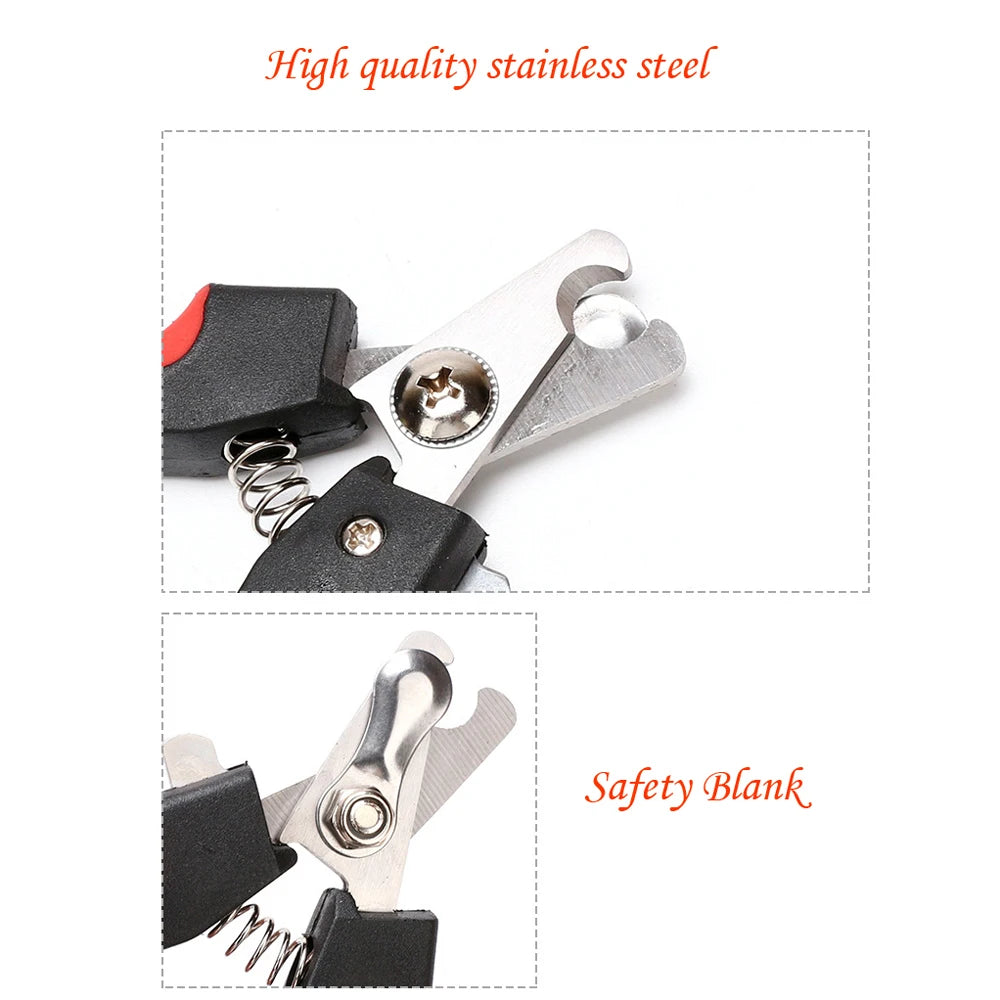Cat & Dog Nail Clipper Cutter With Sickle Stainless Steel Grooming