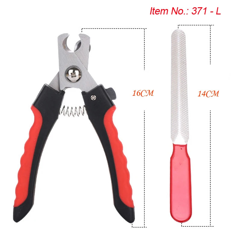 Cat & Dog Nail Clipper Cutter With Sickle Stainless Steel Grooming